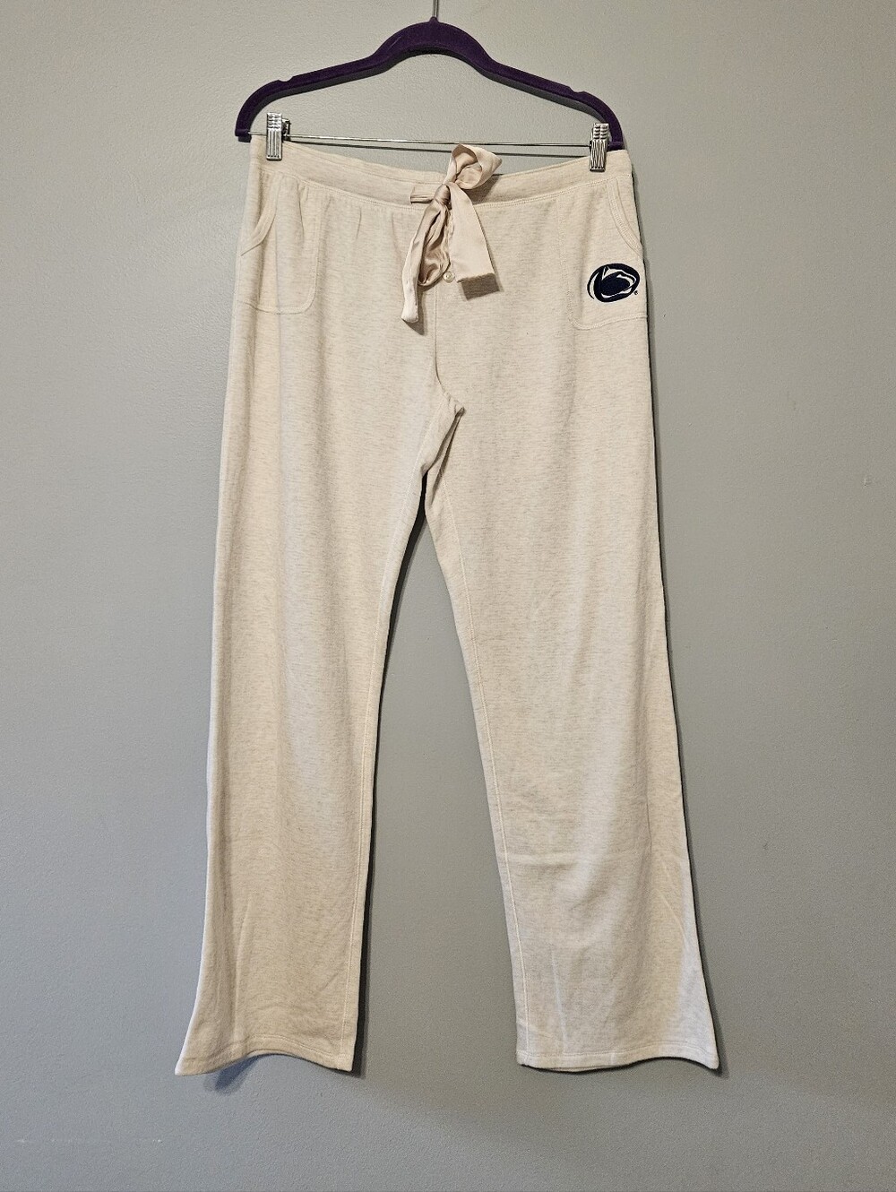 Penn State Cream Drawstring Lounge Pants